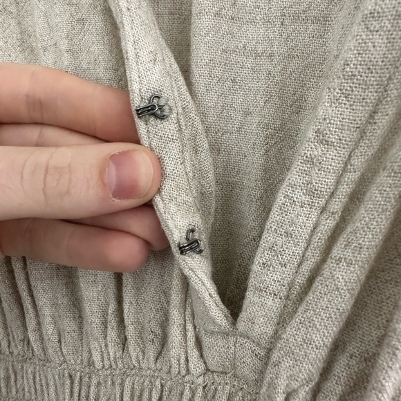 Short-Sleeve Smocked Waist Mini Dress - Picture 3 of 9